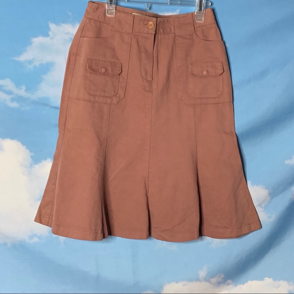 Coups- Pink MidiSkirt with Pockets